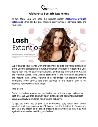 Alpharetta Eyelash Extensions