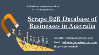 Scrape B2B Database of Businesses in Australia