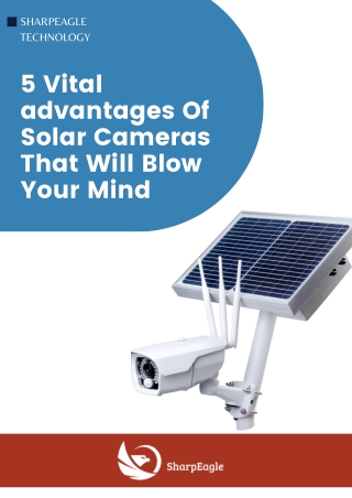 5 Vital advantages Of Solar Cameras That Will Blow Your Mind - Sharpeagle.tv