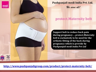 protect.Maternity belt for back support during pregnancy | Pushpanjali medi Indi