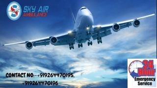 Air Ambulance Service in Darbhanga for Harmless Patient Transfer