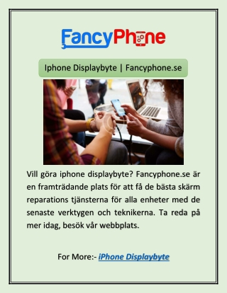 Iphone Displaybyte | Fancyphone.se