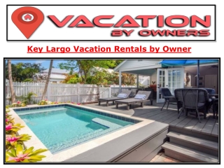 Key Largo Vacation Rentals by Owner