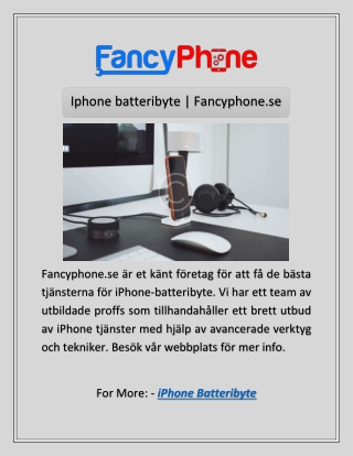 Iphone batteribyte | Fancyphone.se
