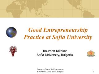 Good Entrepreneurship Practice at Sofia University