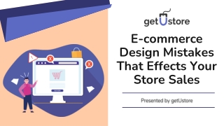 E-commerce Design Mistakes That Effects Your Store Sales