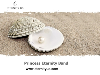 Best 18k Rose Gold Princess Eternity Band Online - www.eternityus.com