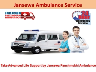Right Away Road Ambulance Service in Kapashera and karolbagh Delhi by Jansewa Panchmukhi Ambulance
