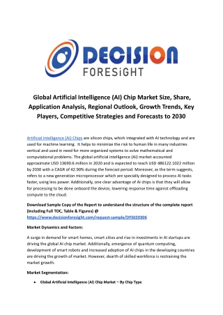 _Global Artificial Intelligence (AI) Chip Market.docx