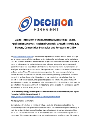 Global Intelligent Virtual Assistant Market.docx