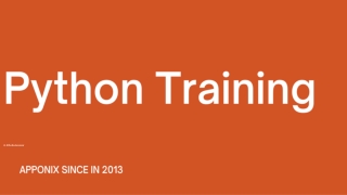 Python Training in Bhubaneswar