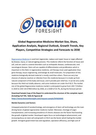 Global Regenerative Medicine Market.docx