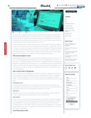 How to check your PAN CARD application status?