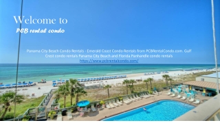 Condo rentals emerald coast florida