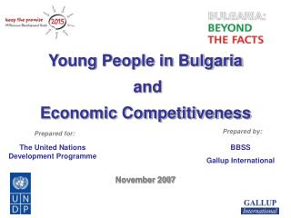 Young People in Bulgaria and Economic Competitiveness