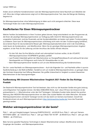 Wie dir Amazon Wärmepumpentrockner Zeit, Stress und Geld sparen können. - 2020