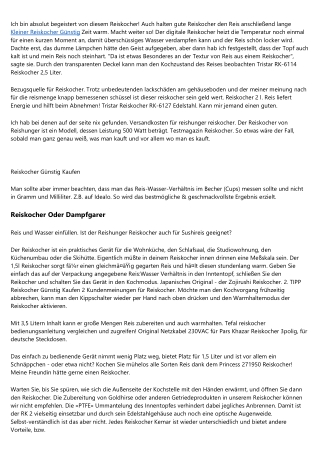 Die besten Keramik Reiskocher Techniken Die Am Besten Sind   Jetzt informieren