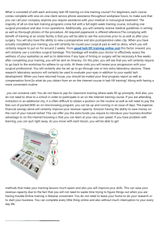 20 Insightful Quotes About ultimate lash lift training online price