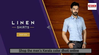 Shop the men’s Kerala color dhoti online