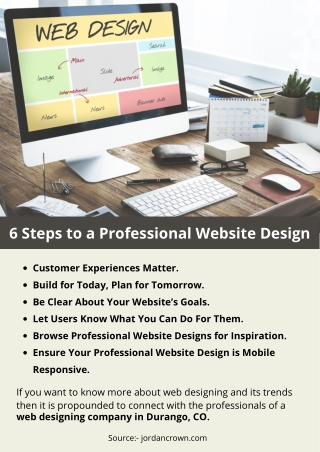 6 Steps to a Professional Website Design