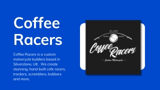 Motorcycle Exhaust Fabricators - Coffee Racers