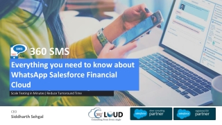 Everything you need to know about WhatsApp Salesforce Financial Cloud