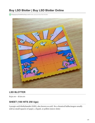 LSD Blotter