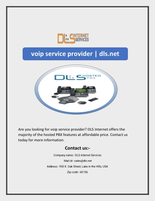 voip service provider | dls.net