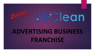 ADVERTISING BUSINESS FRANCHISE