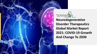 Global Neurodegenerative Disorder Therapeutics Market 2021 In-Depth Analysis