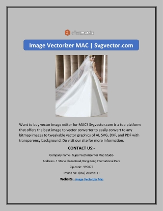 Image Vectorizer MAC | Svgvector.com