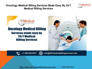 oncology medical billing services