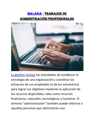 Malaga.MANAGEMENGTJOBS