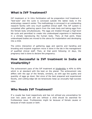 Best IVF Center in Delhi _ IVF Treatment Cost in Delhi - Vinsfertility