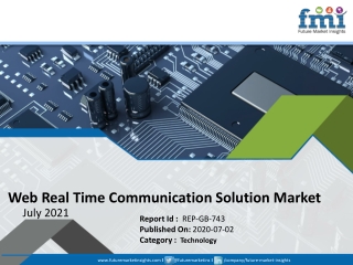 Web Real Time Communication Solution Market