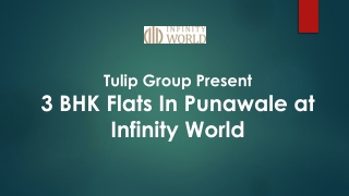 3 BHK Flats in Punawale at Infinity World