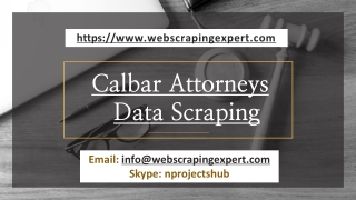 Calbar Attorneys Data Scraping