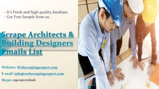 Scrape Architects & Building Designers Emails List