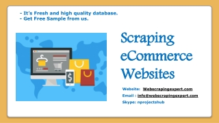 Scraping eCommerce Websites
