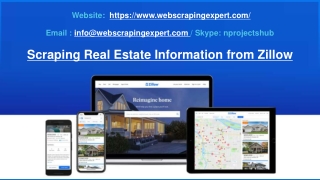 Scraping Real Estate Information from Zillow