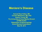 Meniere s Disease