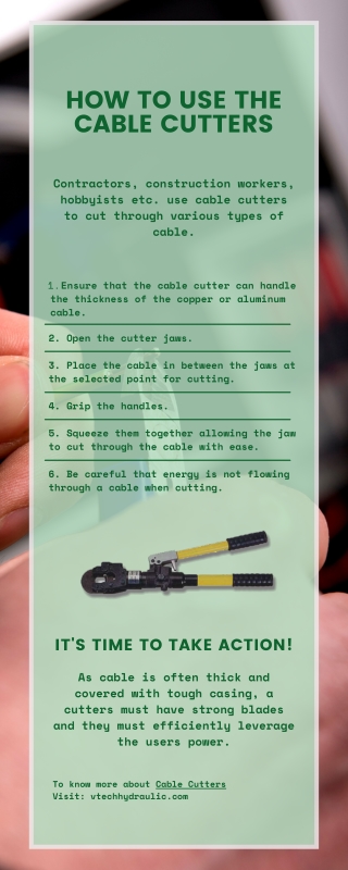 How To Use the Cable Cutters