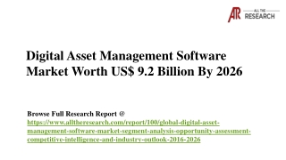 Digital Asset Management Software Market