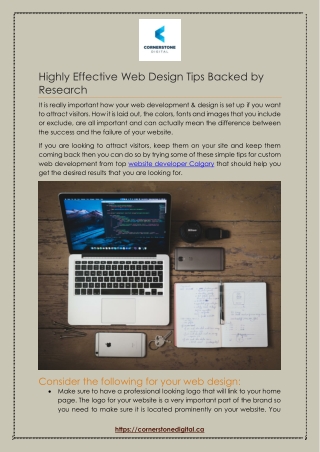 Highly Effective Web Design Tips Backed by Research