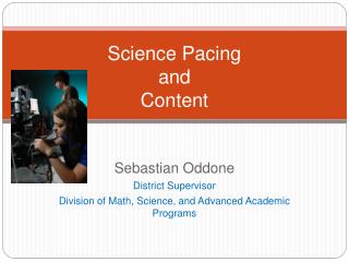 Science Pacing and Content