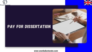 Pay For Dissertation - Words Doctorate