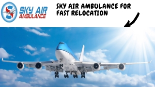 Book Highly Available Air Ambulance Service in Amritsar by Sky