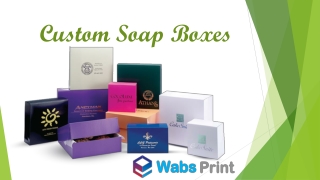 Wabs Print & Packaging offering Custom Soap boxes in the UK
