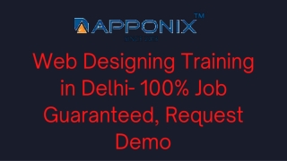 Web Designing Training in Delhi