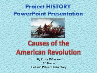Project HISTORY PowerPoint Presentation